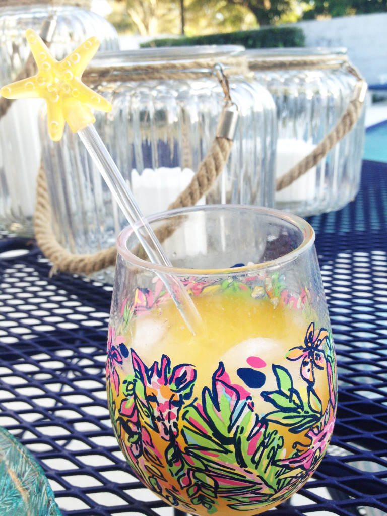 cold drink, lilly pulitzer, tableware, lilly, lilly spring, lilly summer, ccuriosity.com