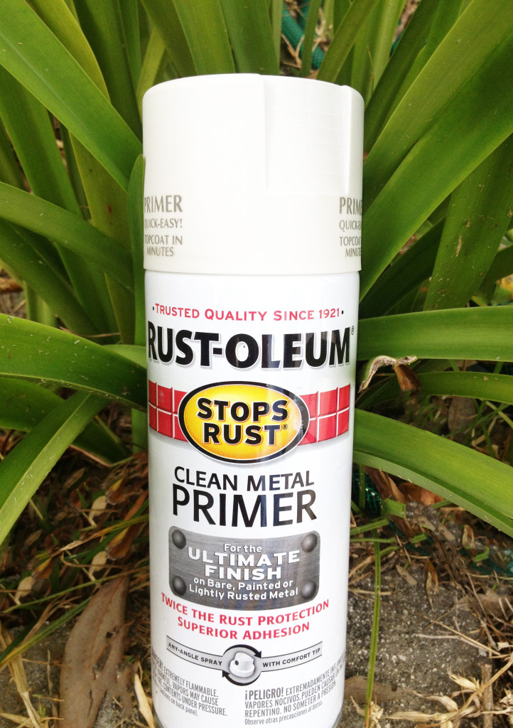 Rustolium, spray paint, primer, outdoor patio